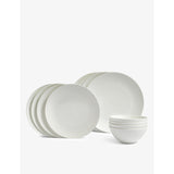 Wedgewood Gio textured bone china dinnerware set 12-piece, UK version