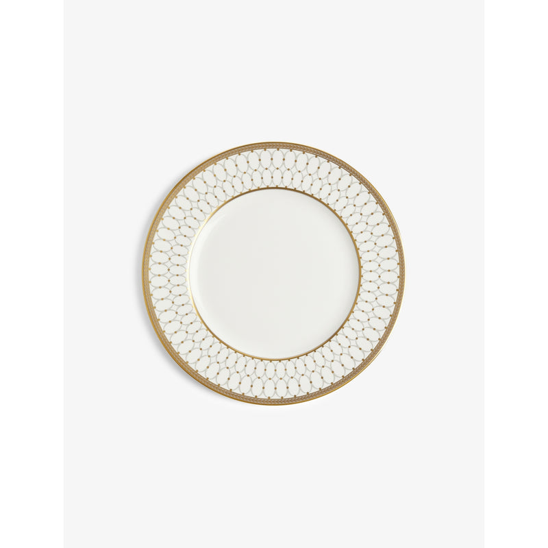 Wedgwood Renaissance Gold bone china plate 27cm, imported from the UK