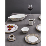 Wedgwood Renaissance Gold bone china coffee cup and saucer 70ml (British brand)