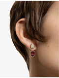 Boucheron Serpent Bohème rose gold earring with rhodolite garnet (British brand)