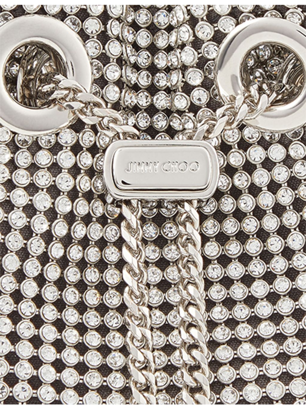 Jimmy Choo Bon Bon crystal mesh top-handle bag, UK version