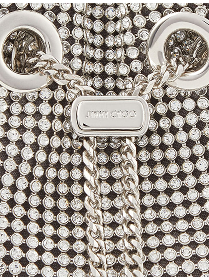Jimmy Choo Bon Bon crystal mesh top-handle bag, UK version