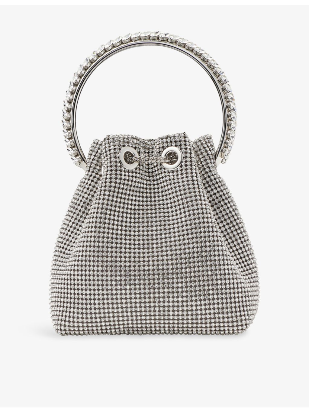 Jimmy Choo Bon Bon crystal mesh top-handle bag, UK version