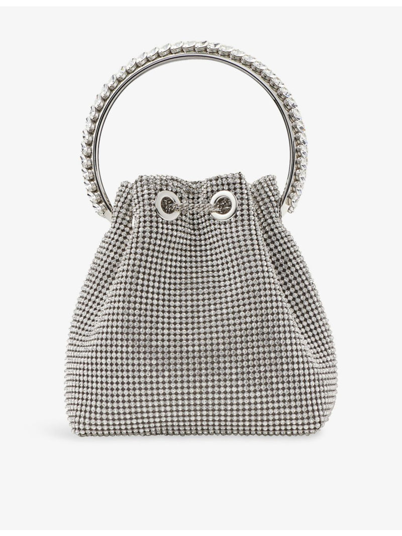 Jimmy Choo Bon Bon crystal mesh top-handle bag, UK version