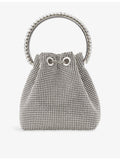 Jimmy Choo Bon Bon crystal mesh top-handle bag, UK version
