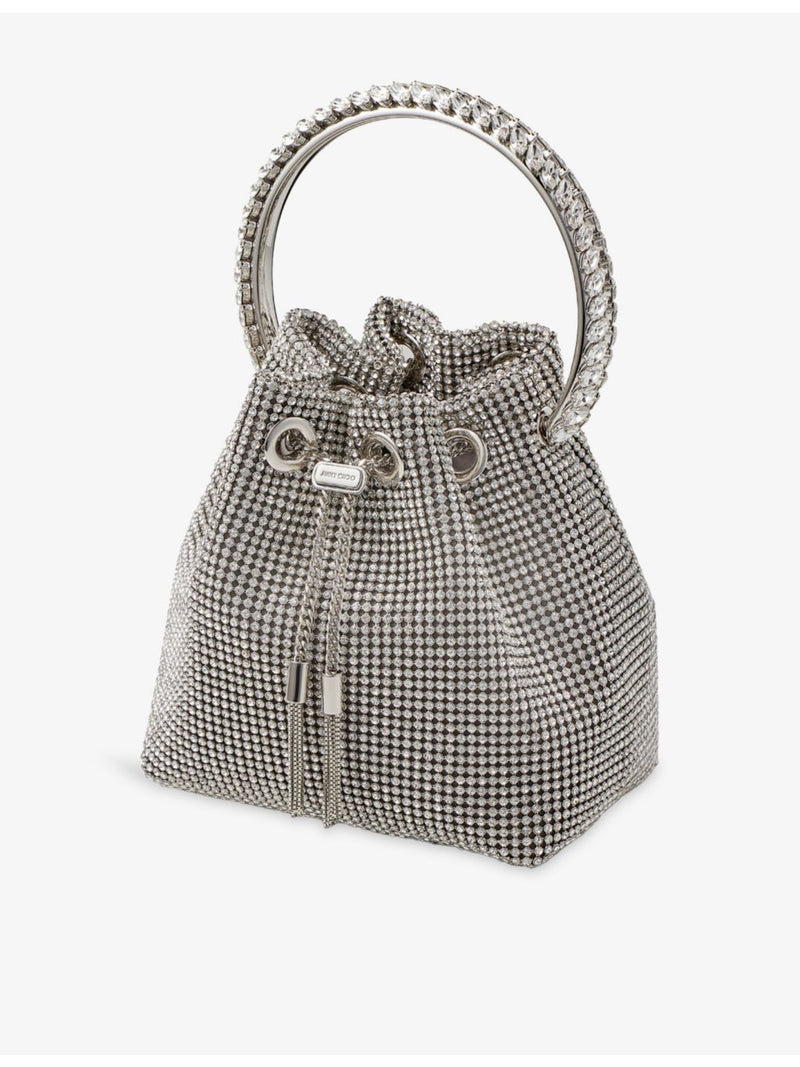 Jimmy Choo Bon Bon crystal mesh top-handle bag, UK version