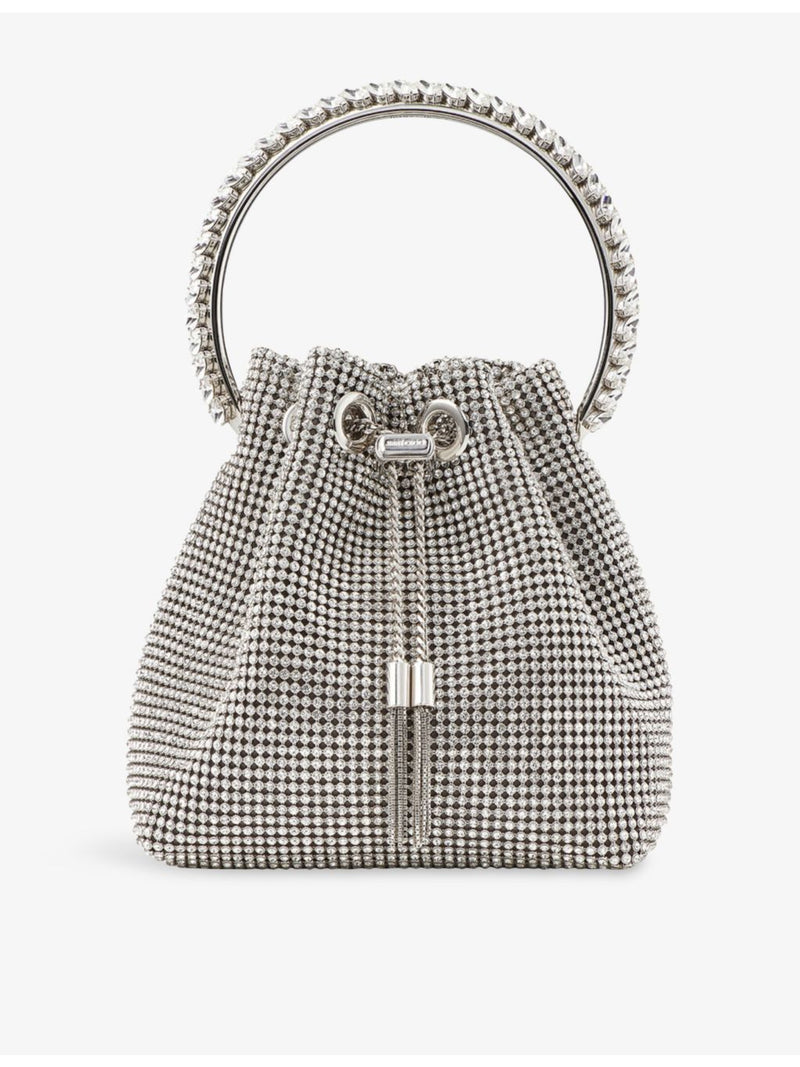 Jimmy Choo Bon Bon crystal mesh top-handle bag, UK version