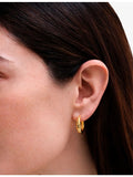 Astley Clarke white sapphire hoop earrings 2cm - British product