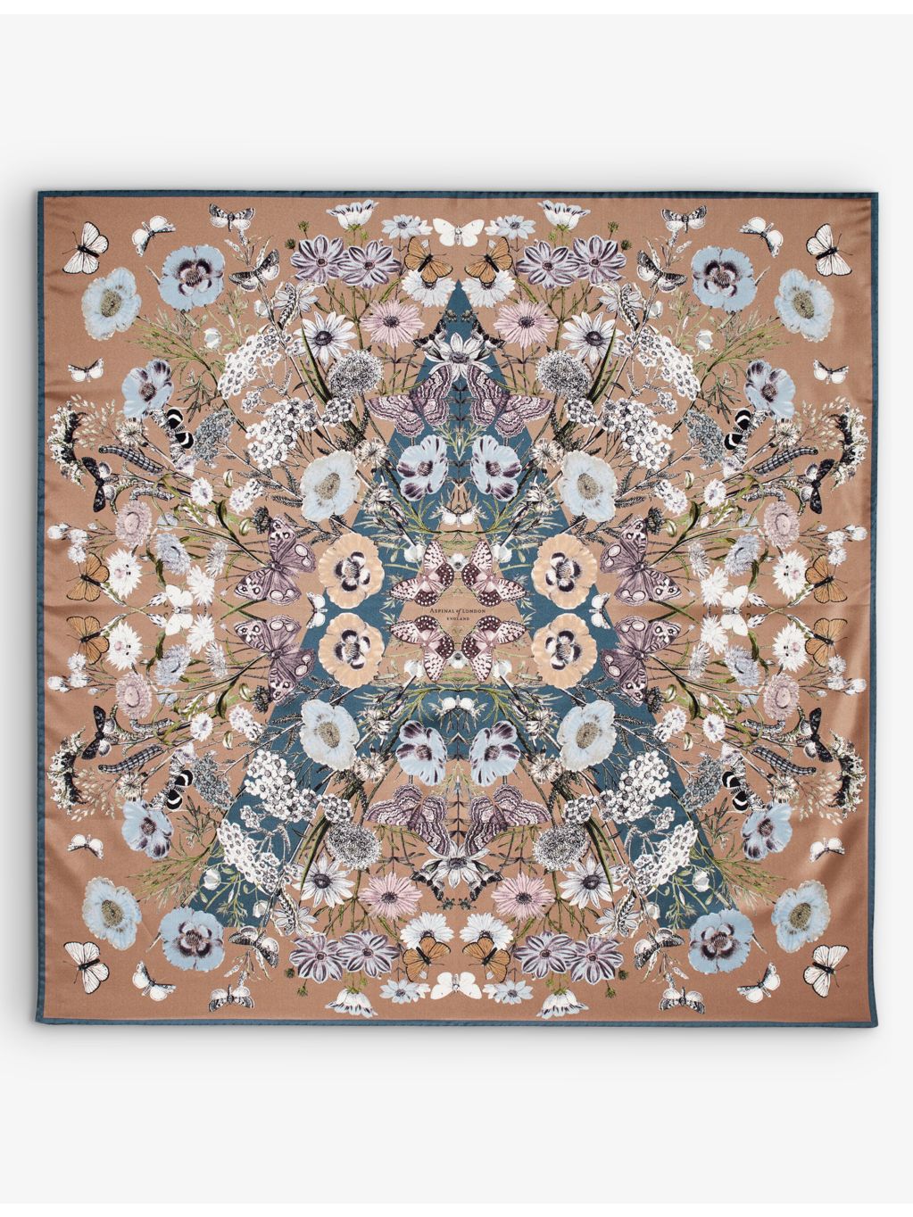 Aspinal of London silk scarf floral print - British product