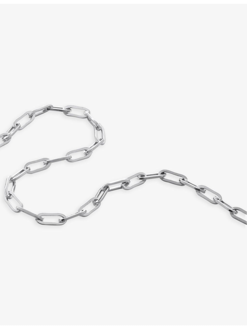 Monica Vinader Mini Paperclip sterling silver chain bracelet, UK version