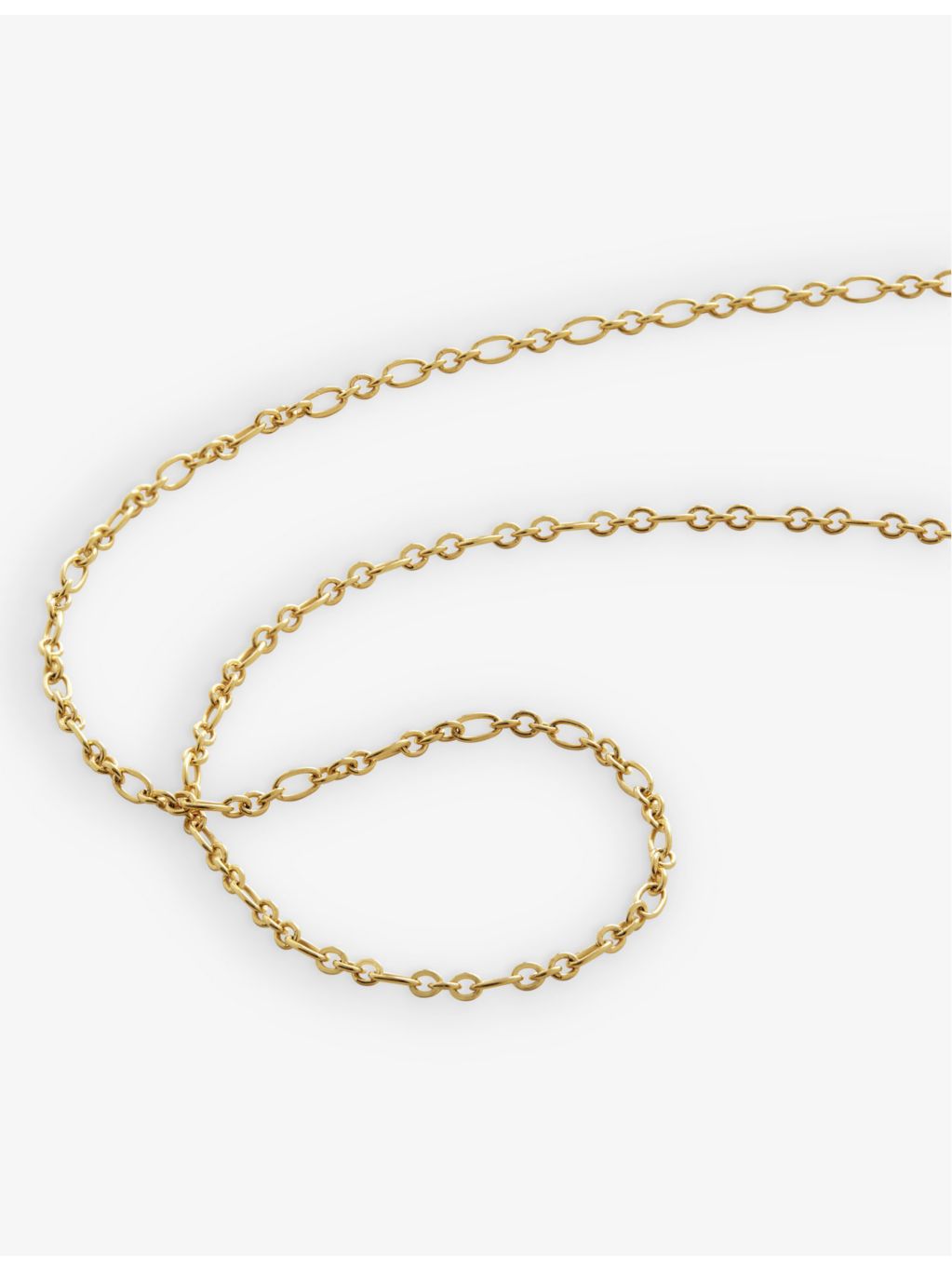 Monica Vinader gold-plated vermeil necklace 46-51cm, imported from the UK
