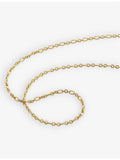 Monica Vinader gold-plated vermeil necklace 46-51cm, imported from the UK