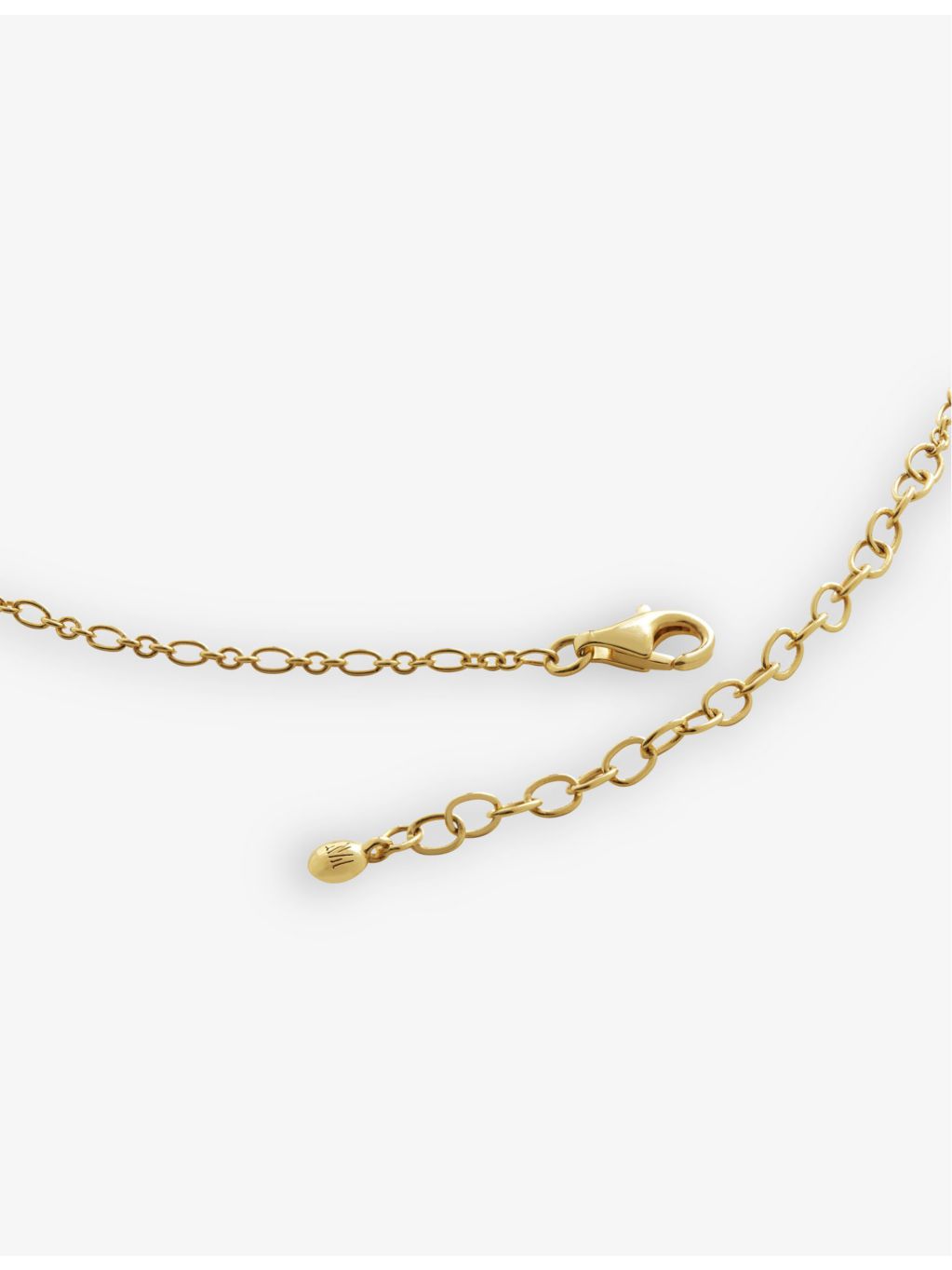 Monica Vinader gold-plated vermeil necklace 46-51cm, imported from the UK