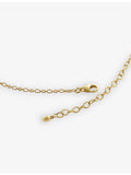 Monica Vinader gold-plated vermeil necklace 46-51cm, imported from the UK