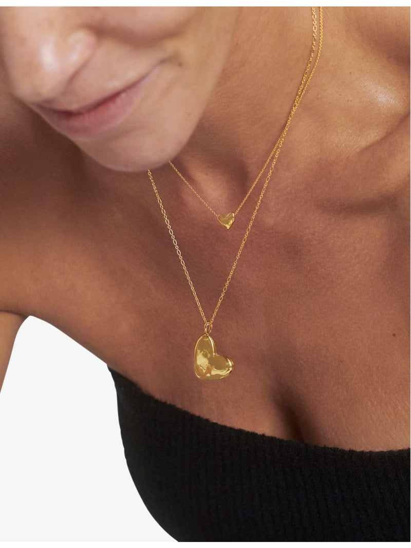 Monica Vinader gold-plated vermeil necklace 46-51cm, imported from the UK