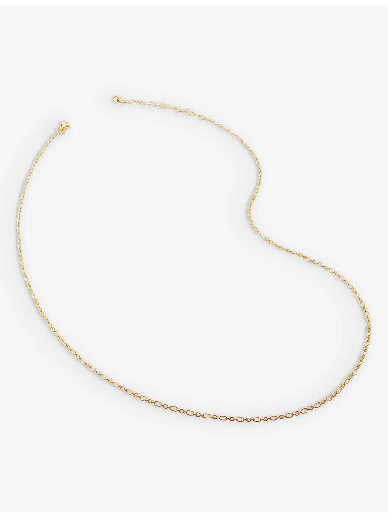 Monica Vinader gold-plated vermeil necklace 46-51cm, imported from the UK