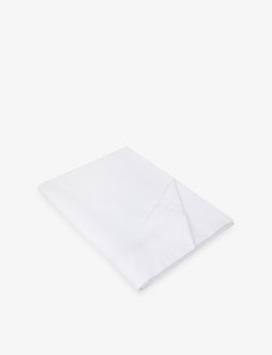 The White Company Pembridge 400-Thread-Count Cotton-Sateen Flat Sheet