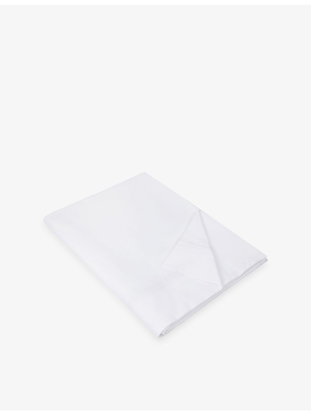The White Company Pembridge cotton-sateen flat sheet - British product