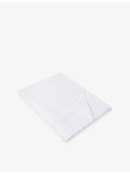 The White Company Pembridge cotton-sateen flat sheet - British product