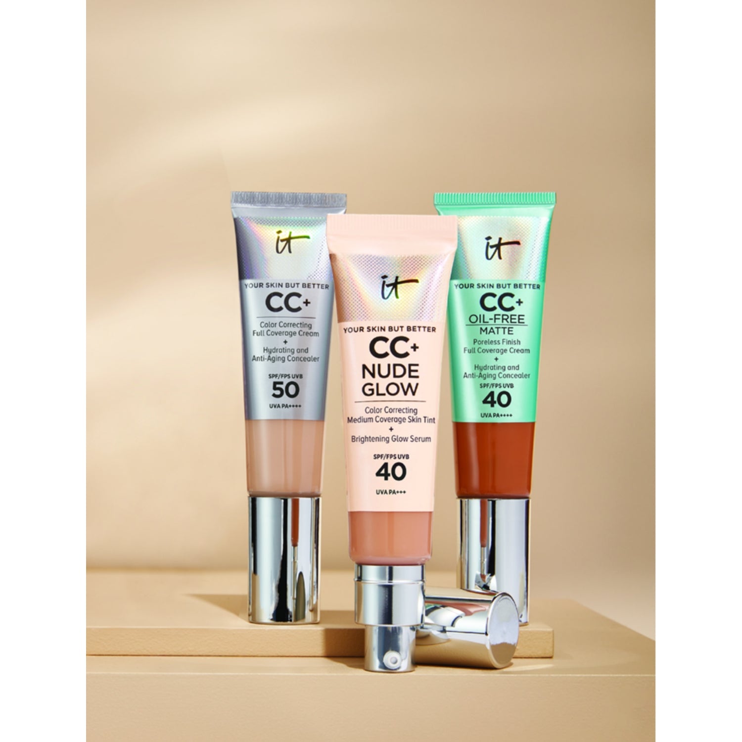 IT Cosmetics CC+ Nude Glow skin tint SPF 40 32ml, UK version
