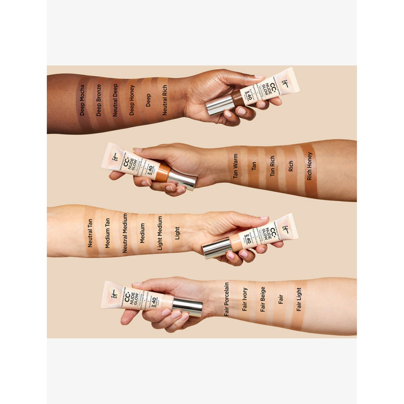 IT Cosmetics CC+ Nude Glow skin tint SPF 40 32ml, UK version