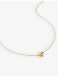 Monica Vinader heart charm pendant 18ct gold-plated vermeil, UK version