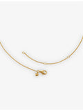 Monica Vinader heart charm pendant 18ct gold-plated vermeil, UK version