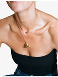 Monica Vinader heart charm pendant 18ct gold-plated vermeil, UK version