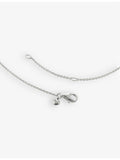 Monica Vinader sterling silver heart pendant necklace, imported from the UK