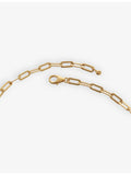 Monica Vinader 18ct yellow gold vermeil paperclip necklace 50cm - British product