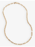 Monica Vinader 18ct yellow gold vermeil paperclip necklace 50cm - British product
