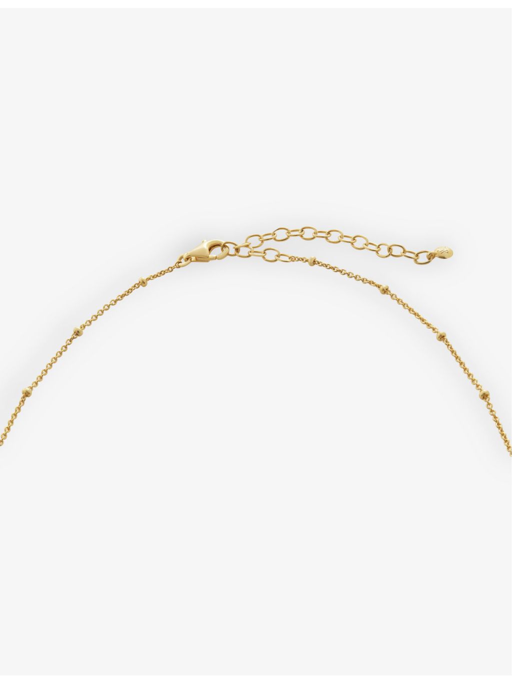 Monica Vinader green onyx choker necklace vermeil sterling silver, UK version