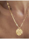 Monica Vinader 18ct gold-plated vermeil sterling-silver pendant charm (British brand)