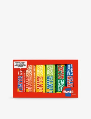 Tony's Rainbow chocolate bar tasting pack 288g, imported from the UK