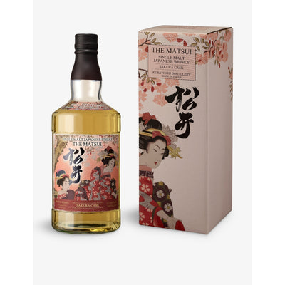 selfridges Matsui Sakura Cask Single Malt Japanese Whisky 700ml- Buy online at McGrocer