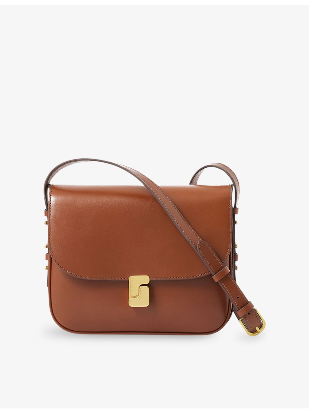 Soeur Belissima maxi leather cross-body bag, UK version