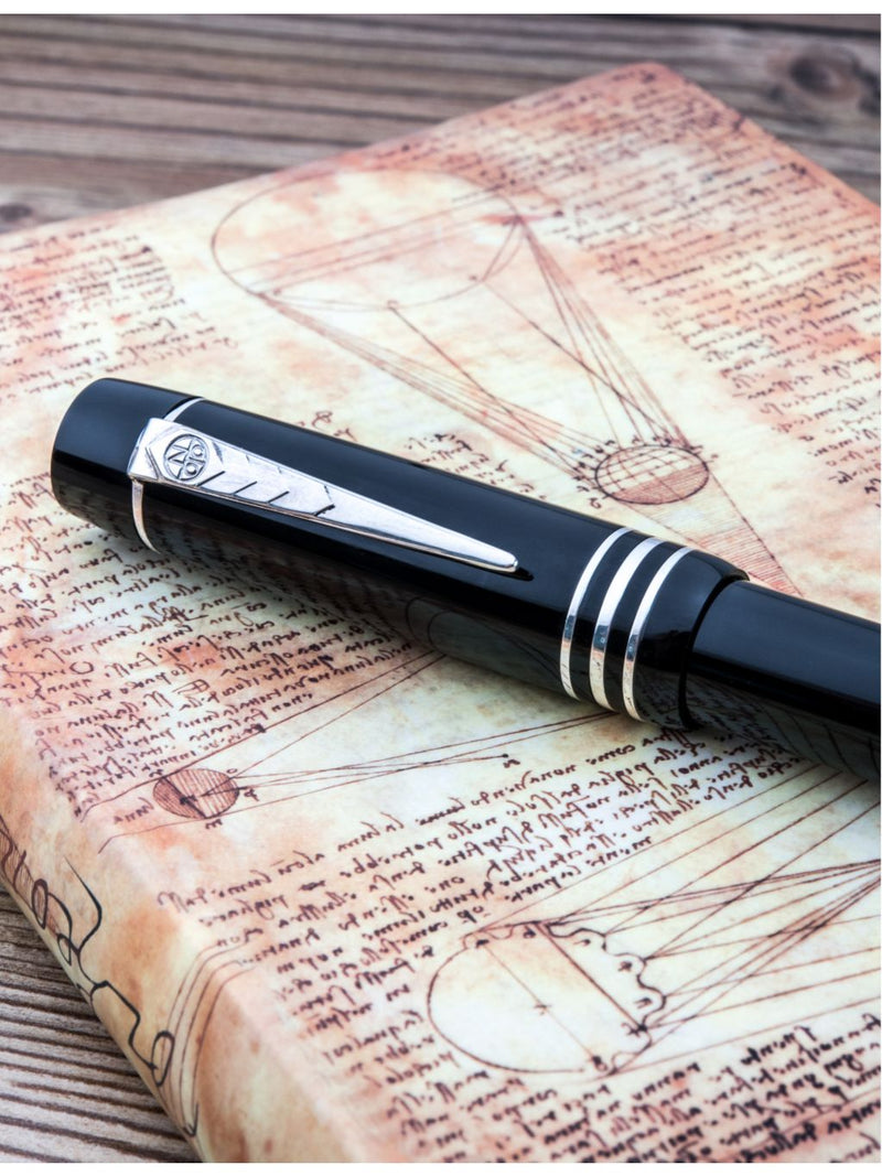 Onoto Magna Classic acrylic sterling-silver fountain pen, UK version