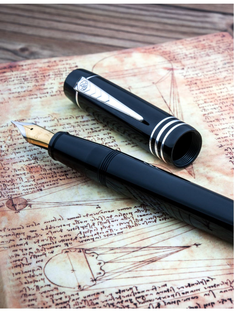 Onoto Magna Classic acrylic sterling-silver fountain pen, UK version