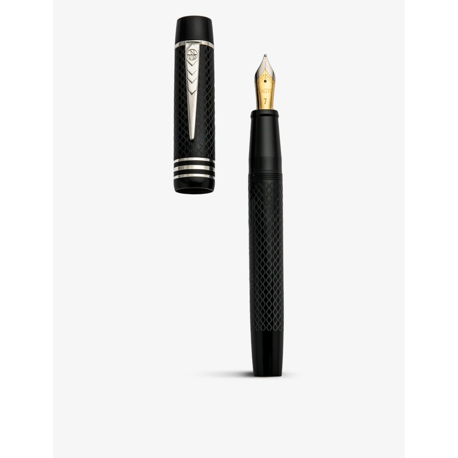 Onoto Magna Classic fountain pen acrylic sterling silver (British brand)