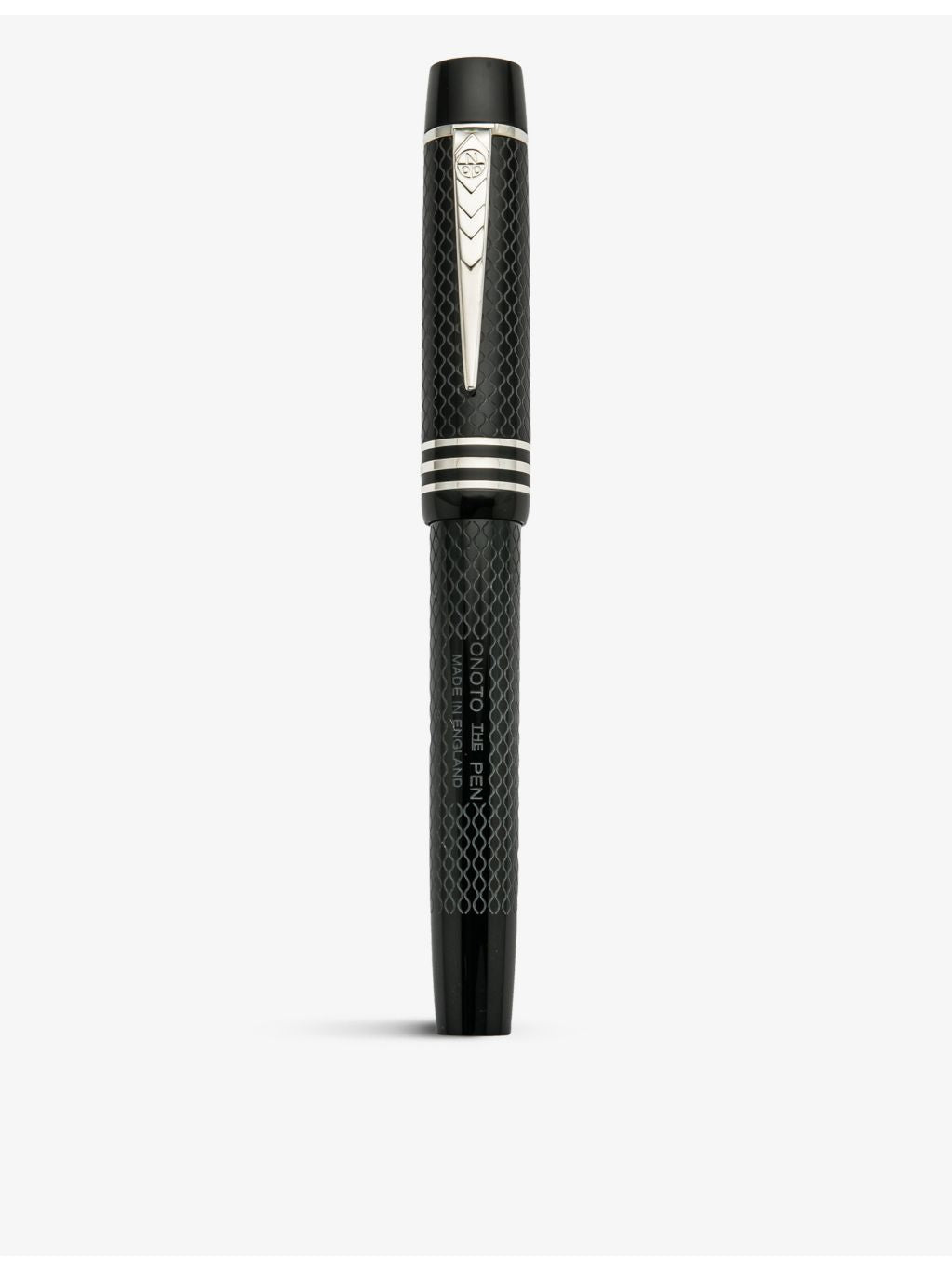Onoto Magna Classic fountain pen acrylic sterling silver (British brand)