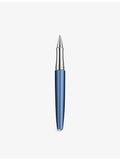 Caran d'Ache Leman rhodium-plated brass roller pen, imported from the UK