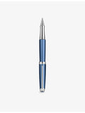 Caran d'Ache Leman rhodium-plated brass roller pen, imported from the UK