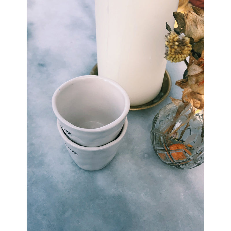 anna+nina Drama Queen ceramic espresso cup 7.6cm (British brand)