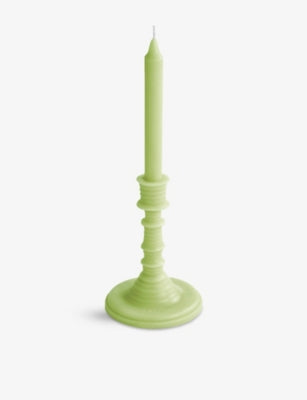 Loewe Cucumber Wax Candleholder 330g, imported from the UK