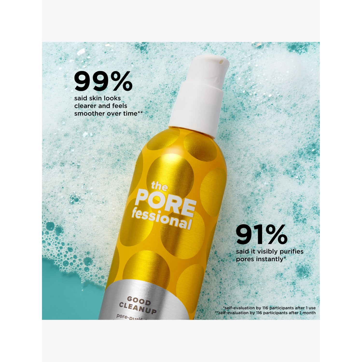 Benefit POREfessional Good Cleanup foam cleanser 147ml, UK version