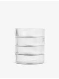 ferm LIVING ripple glass serving bowls set of four, UK version