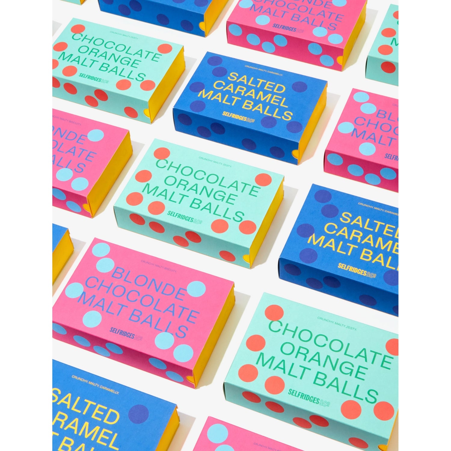 Selfridges Selection salted caramel malt balls 150g, UK version