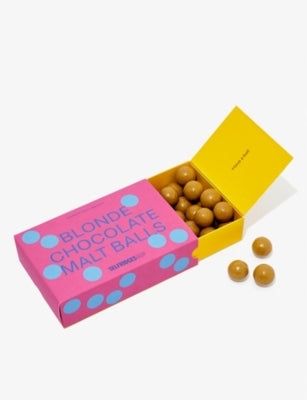 Selfridges Selection blonde chocolate malt balls 150g, imported from the UK