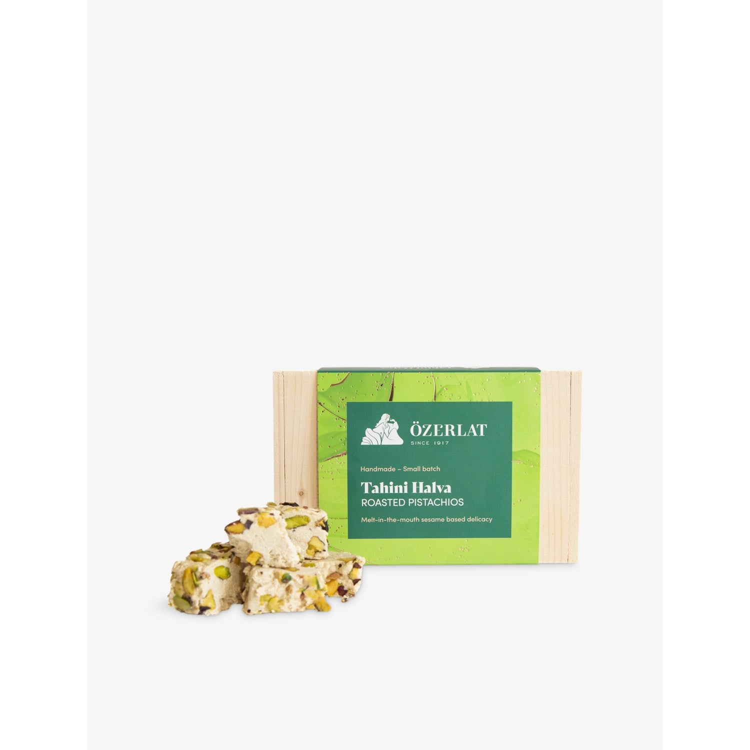 Ozerlat vegan tahin helva with pistachio 300g (British brand)