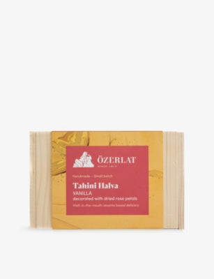 Ozerlat tahin helva with vanilla and rose petals 300g - British product